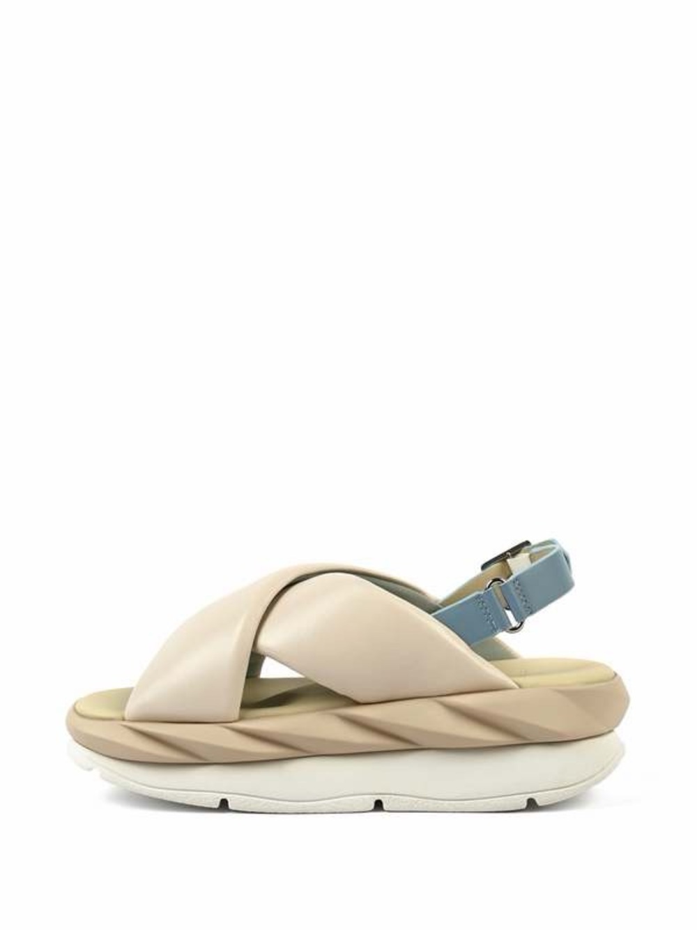 4CCCCEES Mellow Mana platform sandals in cream leather